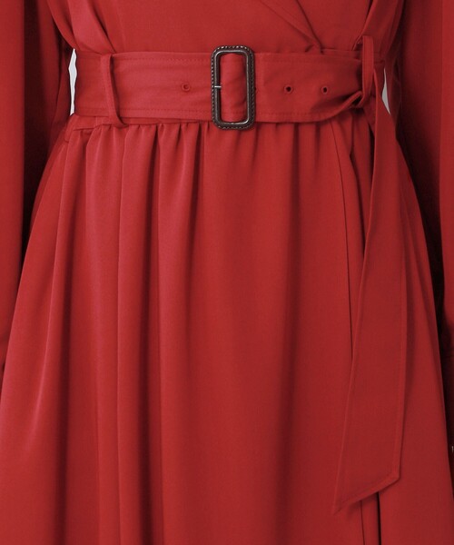 DEICY（デイシー）の「ギャザードレストレンチコート（トレンチコート・レディース・レッド/ベージュ・FREE）」の10枚目の写真