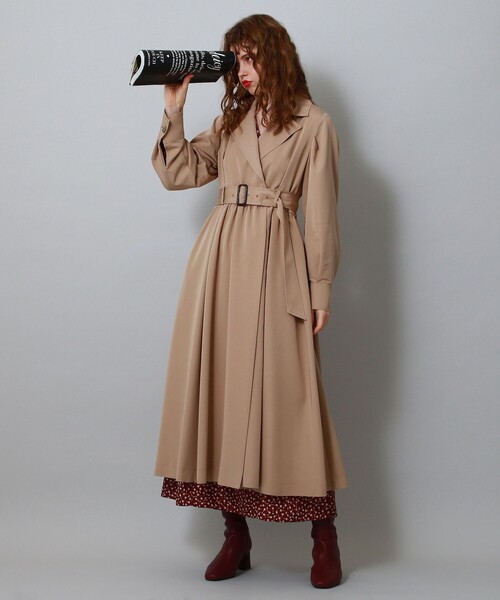 DEICY（デイシー）の「ギャザードレストレンチコート（トレンチコート・レディース・レッド/ベージュ・FREE）」の22枚目の写真