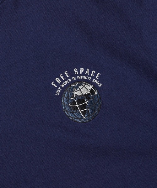 BACK NUMBER（バックナンバー）の「【BACK NUMBER】刺繍プリントロンＴ（Tシャツ/カットソー・メンズ・ワイン/ブラック×ブルー/ブラック/ネイビー/ホワイト/グリーン・M/XL/L）」の9枚目の写真