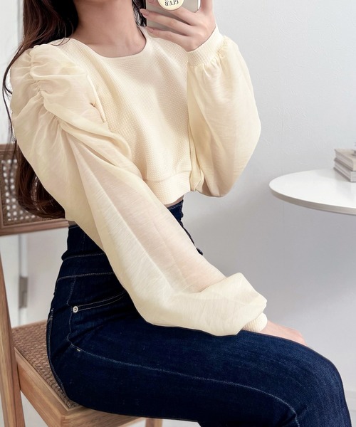 mily bilet(ミウィビレット)の「【mily bilet】女優映え。ショートコンビマーメイドセットアップワンピース(ワンピース・レディース・ホワイト系その他/ブラック・SMALL/MEDIUM/LARGE/X-LARGE)」の7枚目の写真