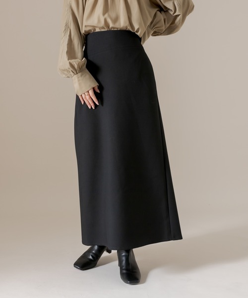 mline（エムライン）の「[mline] 切替ロングスカート（スカート・レディース・アイボリー/ブラック・1/2）」の7枚目の写真