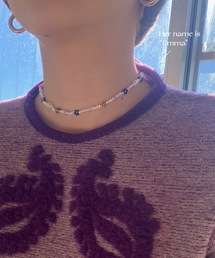 Emma-パールビーズネックレス-