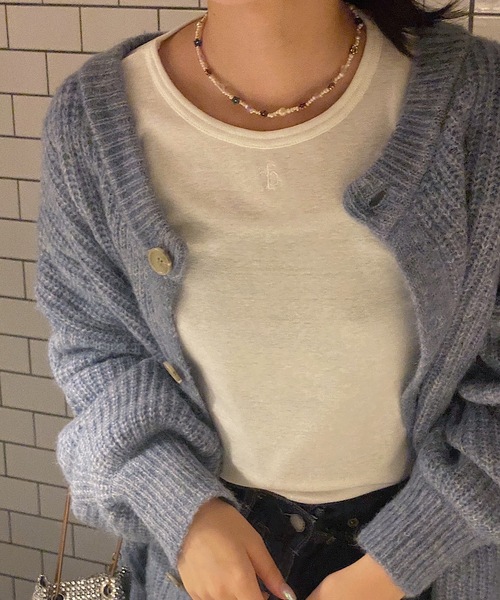 whim(ウィム)の「Emma-パールビーズネックレス-(ネックレス・レディース・ホワイト・FREE)」の9枚目の写真