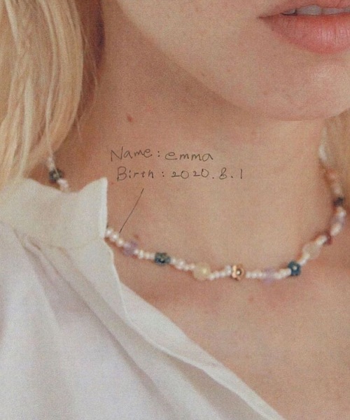 whim(ウィム)の「Emma-パールビーズネックレス-(ネックレス・レディース・ホワイト・FREE)」の12枚目の写真