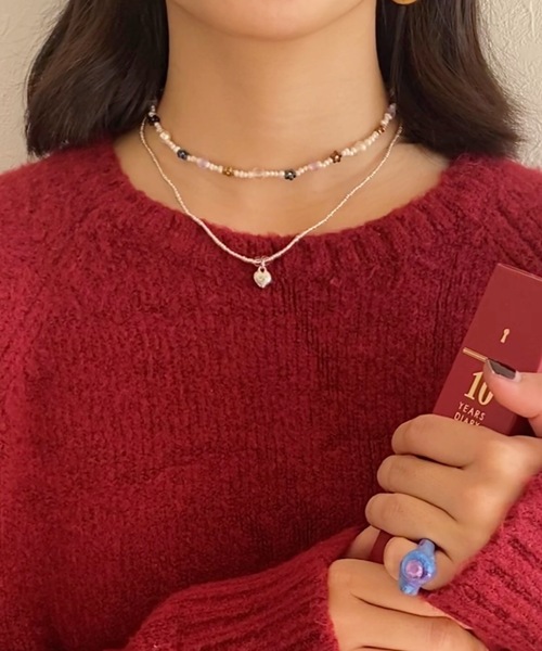 whim(ウィム)の「Emma-パールビーズネックレス-(ネックレス・レディース・ホワイト・FREE)」の13枚目の写真