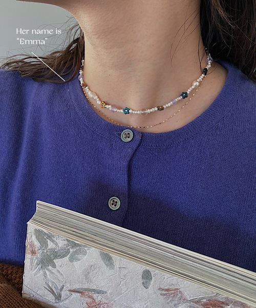 whim(ウィム)の「Emma-パールビーズネックレス-(ネックレス・レディース・ホワイト・FREE)」の15枚目の写真