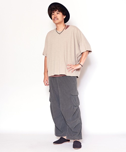 チャイハネ】ソムニMEN'Sトップス インナータンクトップ付き