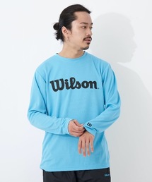 【WILSON:ウィルソン】ロゴドライメッシュロングTシャツ
