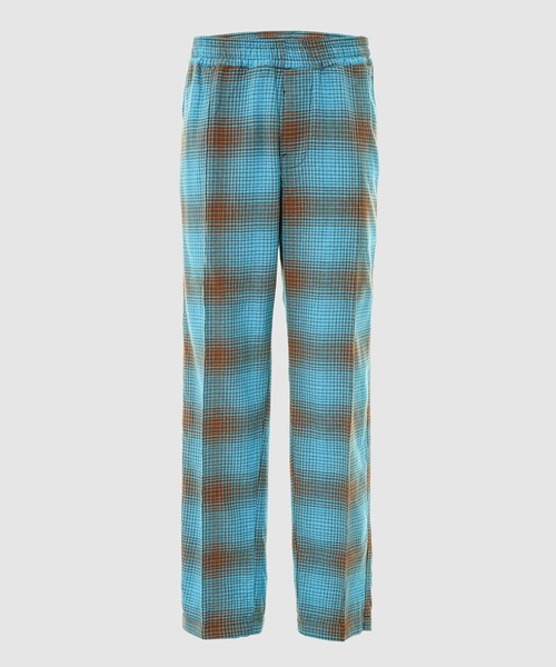 NOMA t.d.（ノーマティーディー）の「N Ombre Plaid Pants（スラックス・メンズ・グリーン系その他/グレー系その他/ブラウン系その他/ネイビー系・1/2/3）」の2枚目の写真