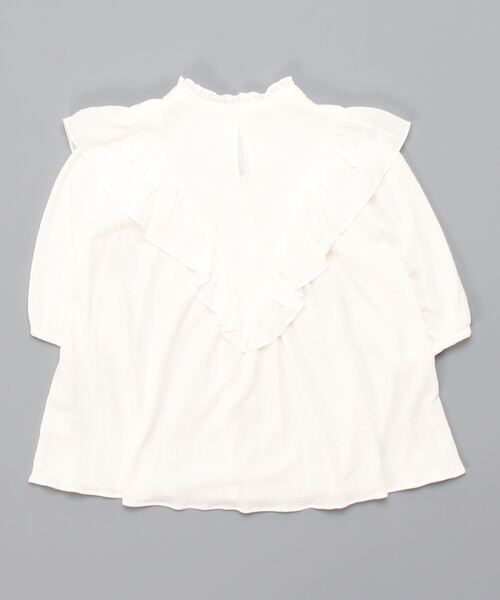 DRESSLAVE（ドレスレイブ）の「B7 / frill gather blouse(フリルギャザーブラウス)（シャツ/ブラウス・レディース・ホワイト/ブラック・38）」の3枚目の写真