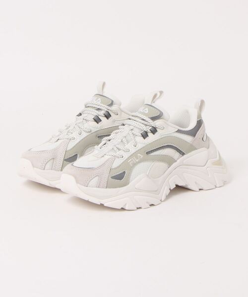 FILA（フィラ）の「イントレーション ライト / INTERATION LIGHT / 厚底スニーカー（スニーカー・レディース・ブラック/ホワイト×グレー/ホワイト系その他・24.0cm/26.0cm/25.0cm/27.0cm/23.0cm/28.0cm）」の2枚目の写真