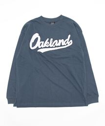 オーバーサイズ ワッペンサガラ刺繍 ロングスリーブTシャツ