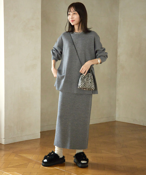 SLOBE IENA(スローブイエナ)の「【MOHI/モヒ】ムートンサンダル(サンダル・レディース・ブラック・38/36/37)」の8枚目の写真