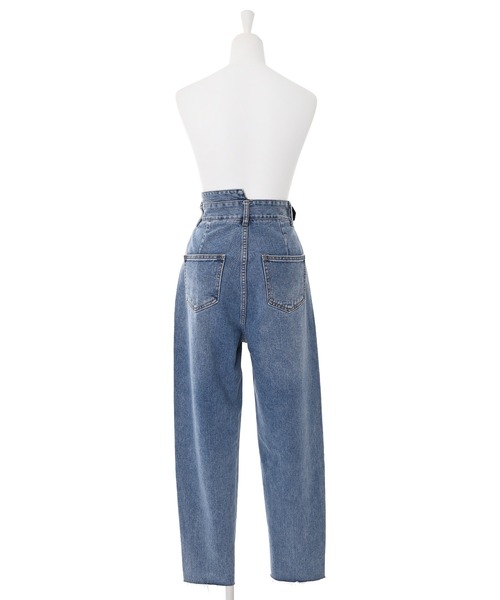 Narcissus（ナルシス）の「【Narcissus】ハイウエストベルトデニム（デニムパンツ・レディース・レインボー・FREE）」の7枚目の写真