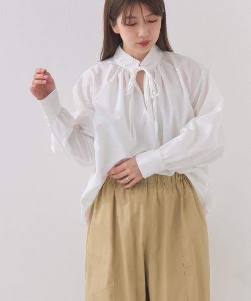 TODAYFUL タイプライター シャツ プルオーバー 美品 セール セール】タイプライター2WAYプルオーバーギャザーシャツ（シャツ