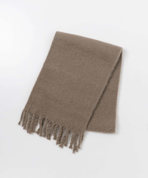 URBAN RESEARCH（アーバンリサーチ）の「ボリュームフリンジストール（マフラー・レディース・ブルー/ホワイト/ブラウン・-）」の13枚目の写真