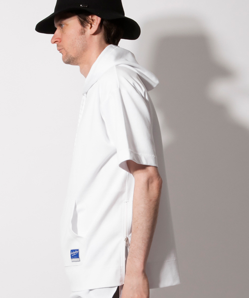 MONKEY TIME（モンキータイム）の「＜monkey time＞ ∴ TC/BNDG SD/ZIP 5SL/パーカー（パーカー・メンズ・ホワイト/ブラック・SMALL/MEDIUM/LARGE/X-LARGE）」の5枚目の写真