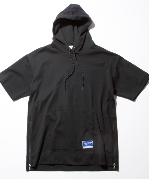 MONKEY TIME（モンキータイム）の「＜monkey time＞ ∴ TC/BNDG SD/ZIP 5SL/パーカー（パーカー・メンズ・ホワイト/ブラック・SMALL/MEDIUM/LARGE/X-LARGE）」の9枚目の写真