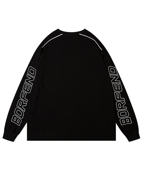 Ressaca(レサーカ)の「オーバーサイズ レーシングロゴプリントロンT(Tシャツ/カットソー・メンズ・ホワイト/ブラック・M/L/XL)」の9枚目の写真