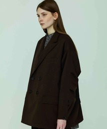 DAIWA PIER39 | TECH DOUBLE-BREASTED JACKET FLANNEL WOMEN