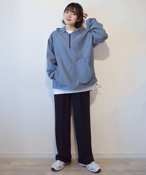 Isn't She?(イズントシー)の「アノラックパーカー(パーカー・レディース・ブルー/ベージュ/ピンク・FREE)」の18枚目の写真