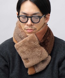 KRIFF MAYER（クリフメイヤー）の「KRIFF MAYER / クリフメイヤー / 異素材切り替え 中綿マフラー / 差し込みマフラー / ネックウォーマー（マフラー・メンズ）」