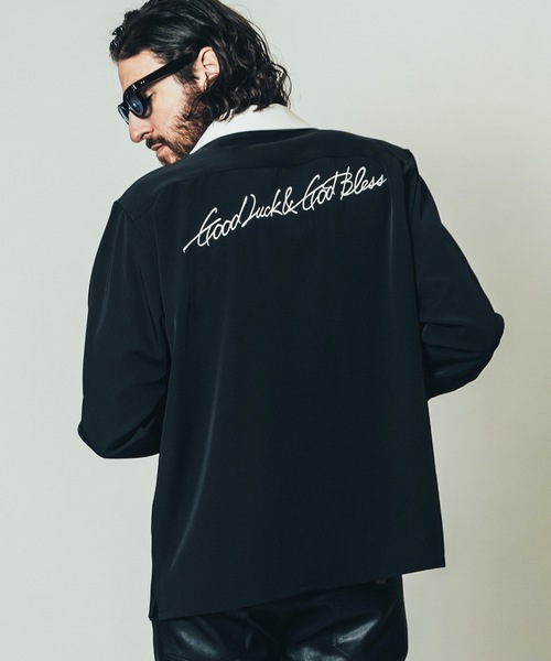 CRIMIE（クライミー）の「EASY CARE EMBROIDERY OPEN COLLAR SHIRT
