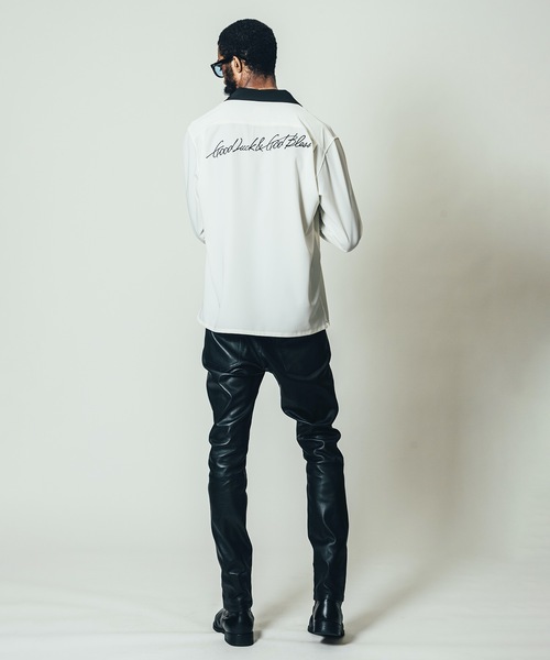 CRIMIE（クライミー）の「EASY CARE EMBROIDERY OPEN COLLAR SHIRT