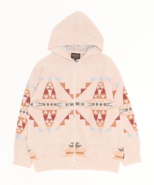PENDLETON（ペンドルトン）の「【 PENDLETON / ペンドルトン 】  レディース ZIP UP HOODIE HARDING  ジップ パーカー 2475-9012 MNY（パーカー・レディース・アイボリー/チャコールグレー・MEDIUM/LARGE）」の6枚目の写真