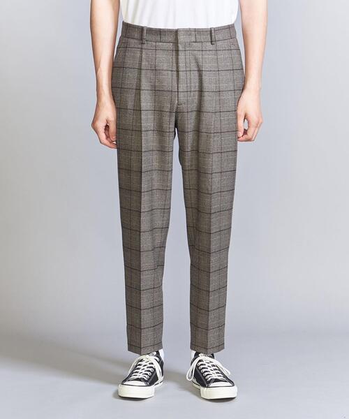 BEAUTY&YOUTH UNITED ARROWS（ビューティーアンドユースユナイテッドアローズ）の「ブラッシュド 1プリーツ アンクル パンツ（スラックス・メンズ・ダークブラウン/ブラック・S/M/L/XL）」の6枚目の写真