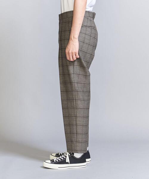 BEAUTY&YOUTH UNITED ARROWS（ビューティーアンドユースユナイテッドアローズ）の「ブラッシュド 1プリーツ アンクル パンツ（スラックス・メンズ・ダークブラウン/ブラック・S/M/L/XL）」の10枚目の写真