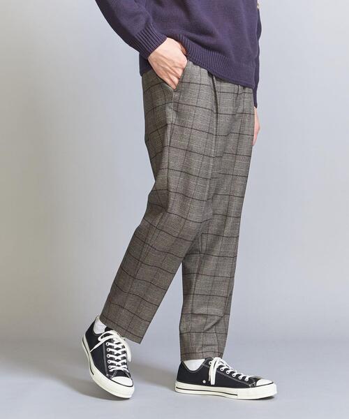 BEAUTY&YOUTH UNITED ARROWS（ビューティーアンドユースユナイテッドアローズ）の「ブラッシュド 1プリーツ アンクル パンツ（スラックス・メンズ・ダークブラウン/ブラック・S/M/L/XL）」の9枚目の写真