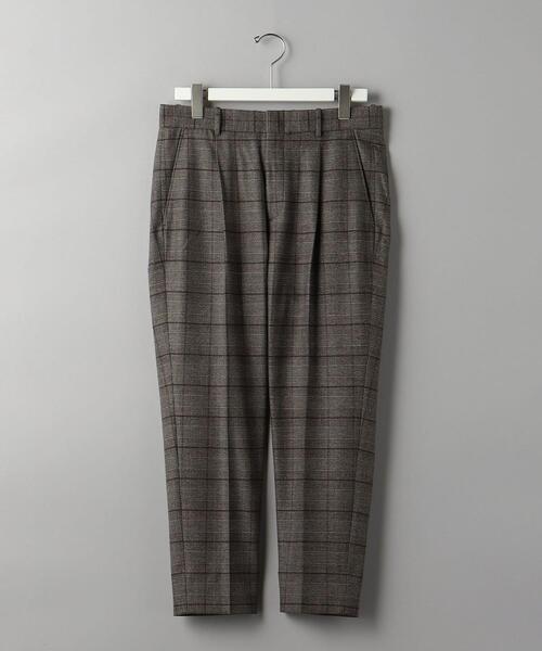 BEAUTY&YOUTH UNITED ARROWS（ビューティーアンドユースユナイテッドアローズ）の「ブラッシュド 1プリーツ アンクル パンツ（スラックス・メンズ・ダークブラウン/ブラック・S/M/L/XL）」の7枚目の写真