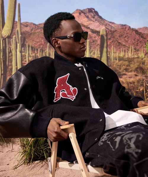 A FEW GOOD KIDS（ア フュー グッド キッズ）の「AFEWGOODKIDS/アフューグッドキッズ/WOOLEN BASEBALL LOGO JACKET（スタジャン・メンズ・ブラック/ブラウン/グリーン・L/M/XL/S）」の15枚目の写真