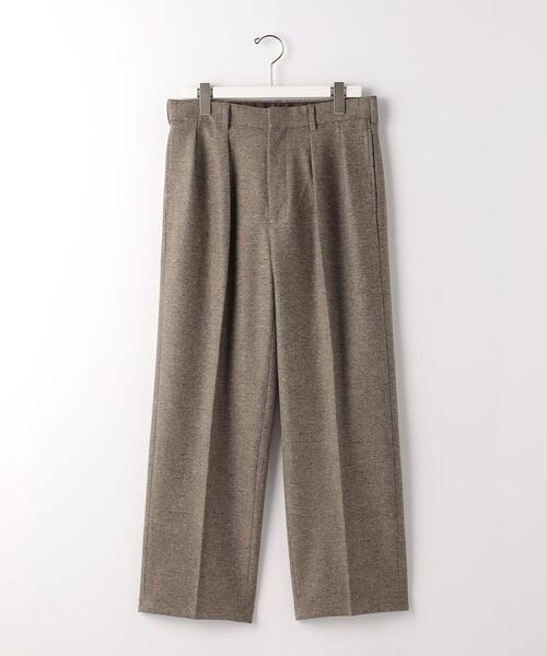 green label relaxing（グリーンレーベルリラクシング）の「TWネップ 2プリーツ ワイドパンツ（その他パンツ・メンズ・モカ/グレー・S/XL/M/L）」の10枚目の写真