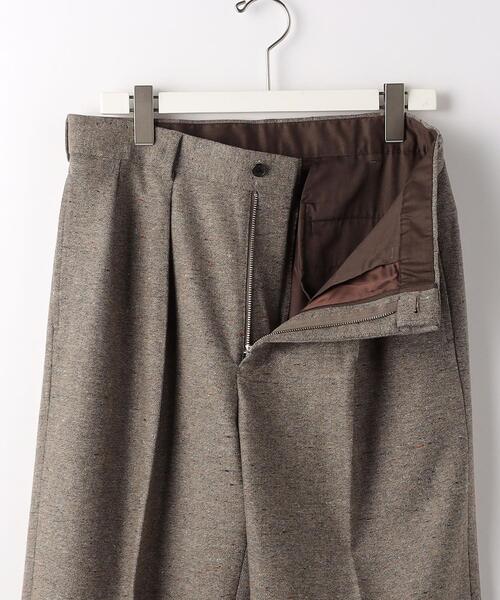 green label relaxing（グリーンレーベルリラクシング）の「TWネップ 2プリーツ ワイドパンツ（その他パンツ・メンズ・モカ/グレー・S/XL/M/L）」の12枚目の写真