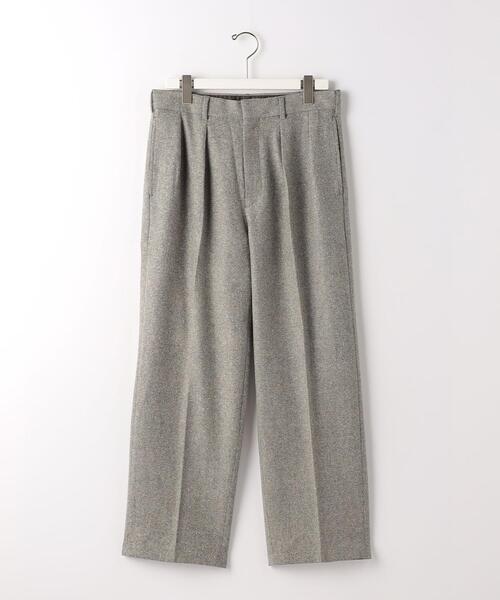 green label relaxing（グリーンレーベルリラクシング）の「TWネップ 2プリーツ ワイドパンツ（その他パンツ・メンズ・モカ/グレー・S/XL/M/L）」の18枚目の写真