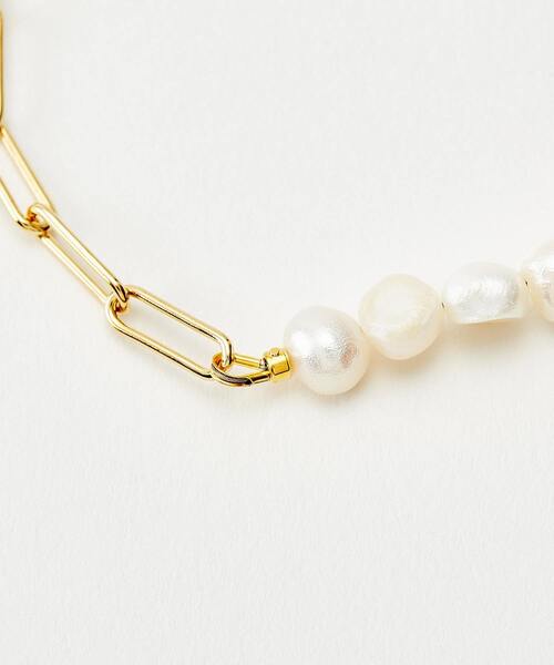 セール】La Soeur /別注チャンキーバロックパールネックレス 50cm N22