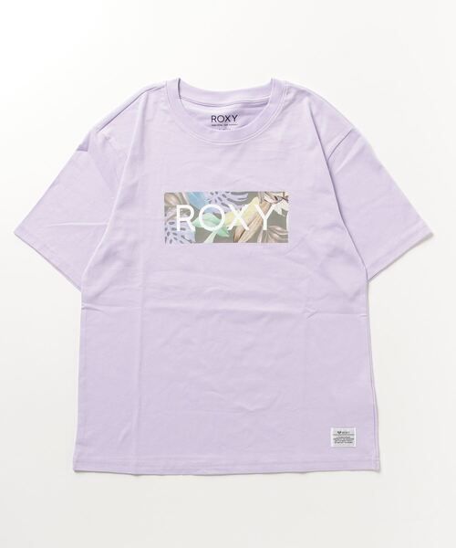 ROXY(ロキシー)の「ROXY/ロキシー ルーズシルエット/ボタニカルロゴ無地Tシャツ RST231099(Tシャツ/カットソー・レディース・ブラック×ブラック/ホワイト×ピンク/パープル系その他・S/M/L)」の9枚目の写真