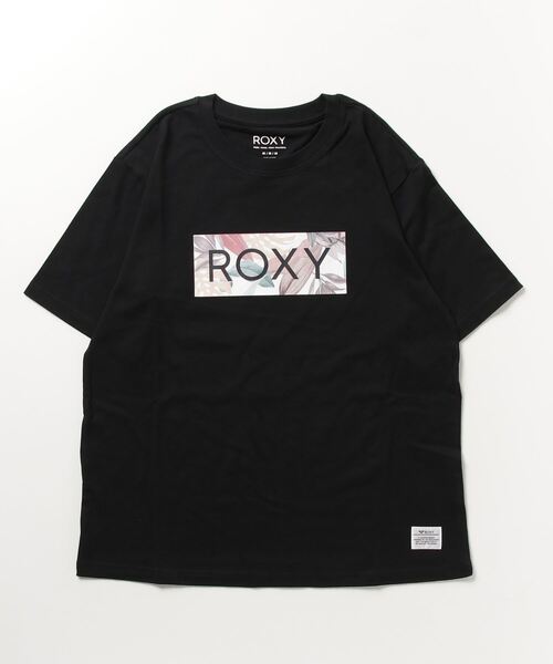 ROXY(ロキシー)の「ROXY/ロキシー ルーズシルエット/ボタニカルロゴ無地Tシャツ RST231099(Tシャツ/カットソー・レディース・ブラック×ブラック/ホワイト×ピンク/パープル系その他・S/M/L)」の10枚目の写真