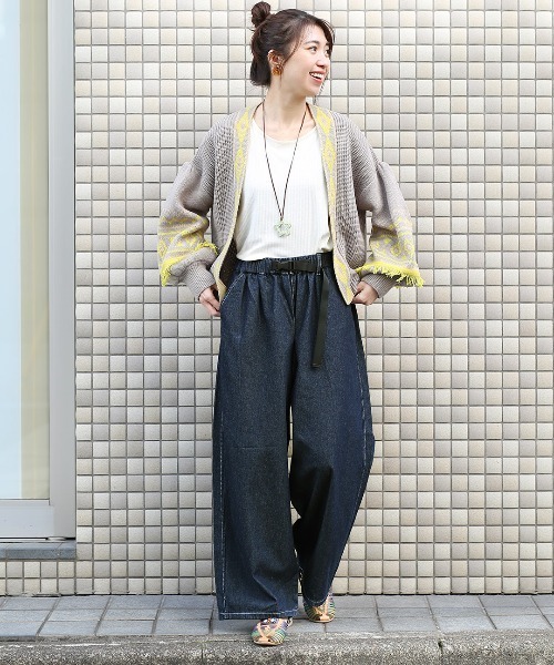 チチカカ(チチカカ)の「ライトオンスデニムパンツ【ユニセックス】(デニムパンツ・メンズ・ブルー/インディゴブルー・MEDIUM/LARGE)」の7枚目の写真