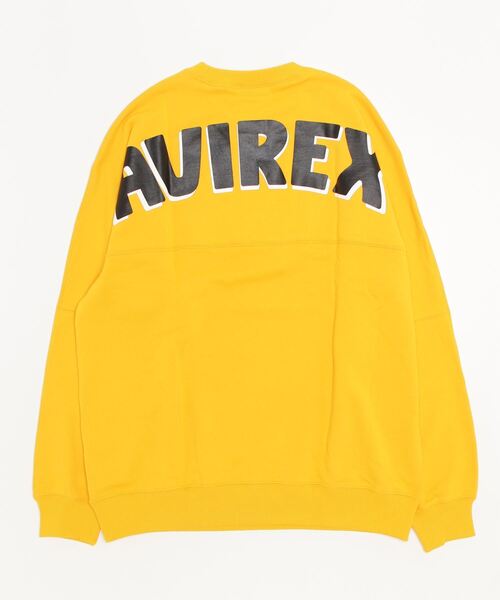AVIREX（アヴィレックス）の「BIG LOGO CREW NECK SWEAT / ビッグ ロゴ クルーネック スウェット / AVIREX / アヴィレックス（スウェット・メンズ・グリーン/その他11/イエロー/グレー系その他3・2XL/XL/M/L）」の6枚目の写真