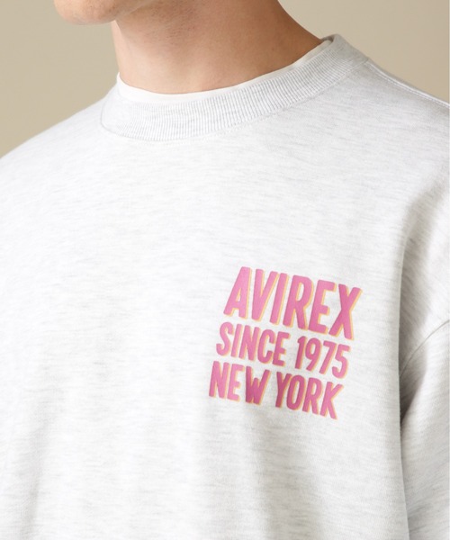 AVIREX（アヴィレックス）の「BIG LOGO CREW NECK SWEAT / ビッグ ロゴ クルーネック スウェット / AVIREX / アヴィレックス（スウェット・メンズ・グリーン/その他11/イエロー/グレー系その他3・2XL/XL/M/L）」の14枚目の写真