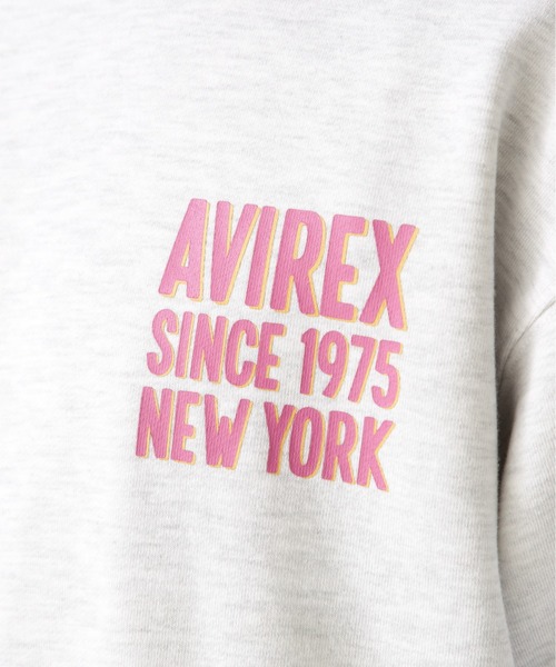 AVIREX（アヴィレックス）の「BIG LOGO CREW NECK SWEAT / ビッグ ロゴ クルーネック スウェット / AVIREX / アヴィレックス（スウェット・メンズ・グリーン/その他11/イエロー/グレー系その他3・2XL/XL/M/L）」の15枚目の写真