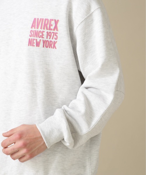 AVIREX（アヴィレックス）の「BIG LOGO CREW NECK SWEAT / ビッグ ロゴ クルーネック スウェット / AVIREX / アヴィレックス（スウェット・メンズ・グリーン/その他11/イエロー/グレー系その他3・2XL/XL/M/L）」の16枚目の写真