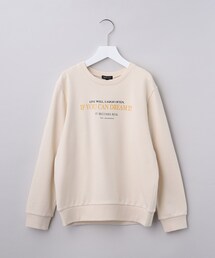 【WORLD for the World】ロゴプリントスウェット