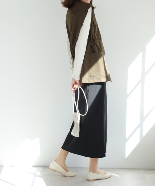 VIVIAN(ヴィヴィアン)の「スクエアトゥバレエシューズ(バレエシューズ・レディース・グリーン/アイボリー/ブラウン/ブラック/シルバー・M/S/LL/L)」の7枚目の写真