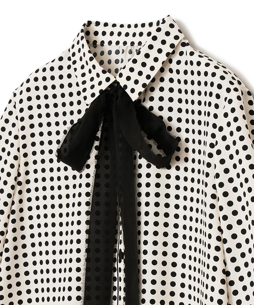 ANAYI（アナイ）の「ドットプリントボウタイ ブラウス（シャツ