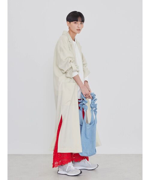 AMERICAN HOLIC（アメリカンホリック）の「花粉防止ニュアンストレンチコート（トレンチコート・レディース・アイボリー/ベージュ/ネイビー・M/L）」の17枚目の写真