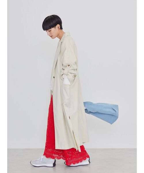 AMERICAN HOLIC（アメリカンホリック）の「花粉防止ニュアンストレンチコート（トレンチコート・レディース・アイボリー/ベージュ/ネイビー・M/L）」の18枚目の写真